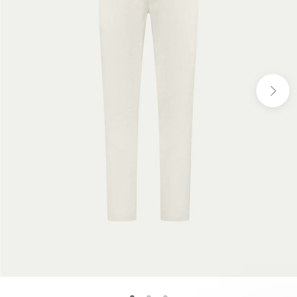 Men's Aurelian Ivory Linen Seaside Trousers